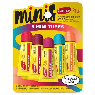 CARMEX KIT X5 HIDRATANTES DE LABIOS FRUTALES SPF 15