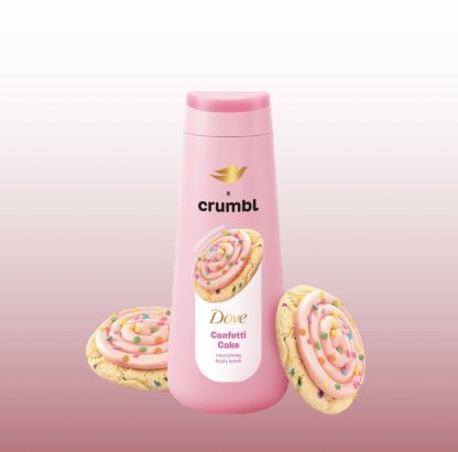 DOVE X CRUMBL GEL DE DUCHA PASTEL CONFETTI