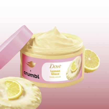 DOVE X CRUMBL EXFOLIANTE PASTEL DE LIMÓN