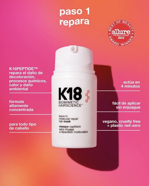 K18 mascarilla molecular de reparación profunda